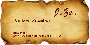 Jankov Zsombor névjegykártya